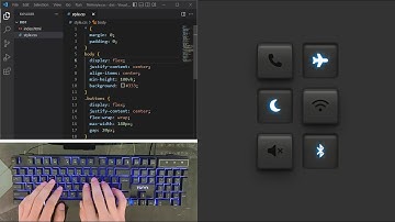 ASMR Programming - 3D Glowing Checkbox Buttons using Html CSS - No Talking