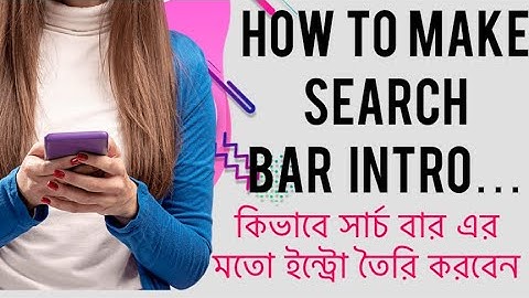 How to make a Search Bar Typing Intro (Inshot Tutorial )2023 | Google Search Intro video | #inshot