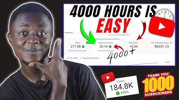 How To Get 1000 Subscribers & 4000 Watch Hours FAST (2025 Step-By-Step Guide)