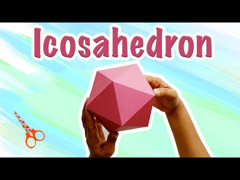Video: Kağızdan Bir Icosahedron Necə Hazırlanır