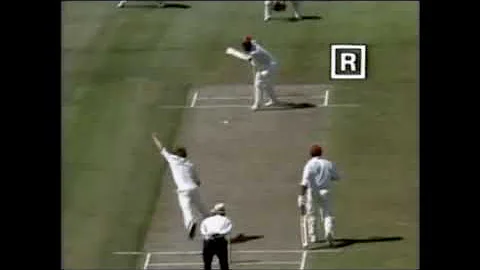Mike Procter Bowled Vivan Richards. Middle Stump O...