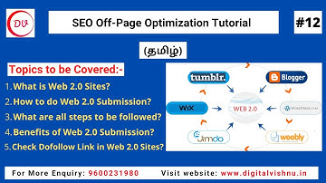 Web 2.0 Submission Tutorial in Tamil | How to Do Web 2.0 Submission in SEO - live demo on web 2.0