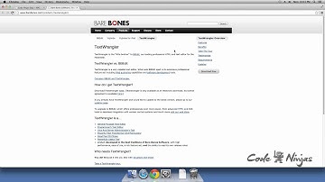 Course 1 - Getting Started - Configuring your Computer - Step 6 (Mac) - Installing TextWrangler