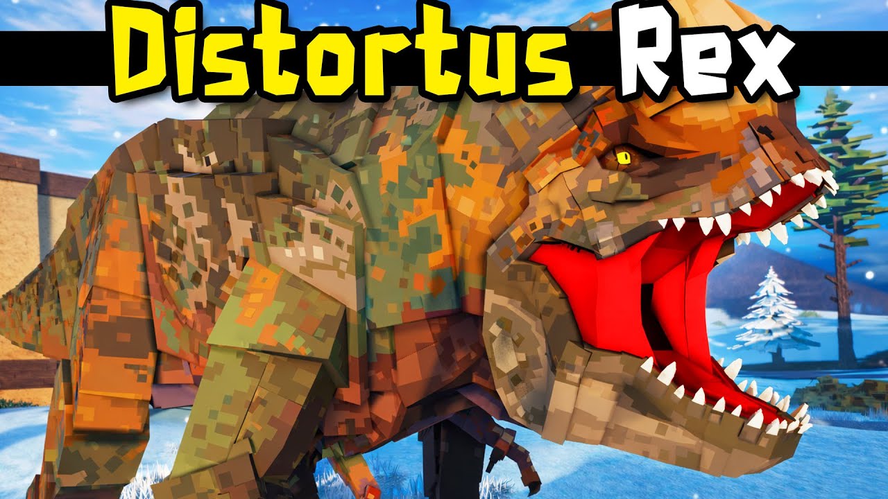 ODBLOKOWAŁEM D-REXA! Pierwsze Polowania Distortus Rexa w Jurassic Blocky