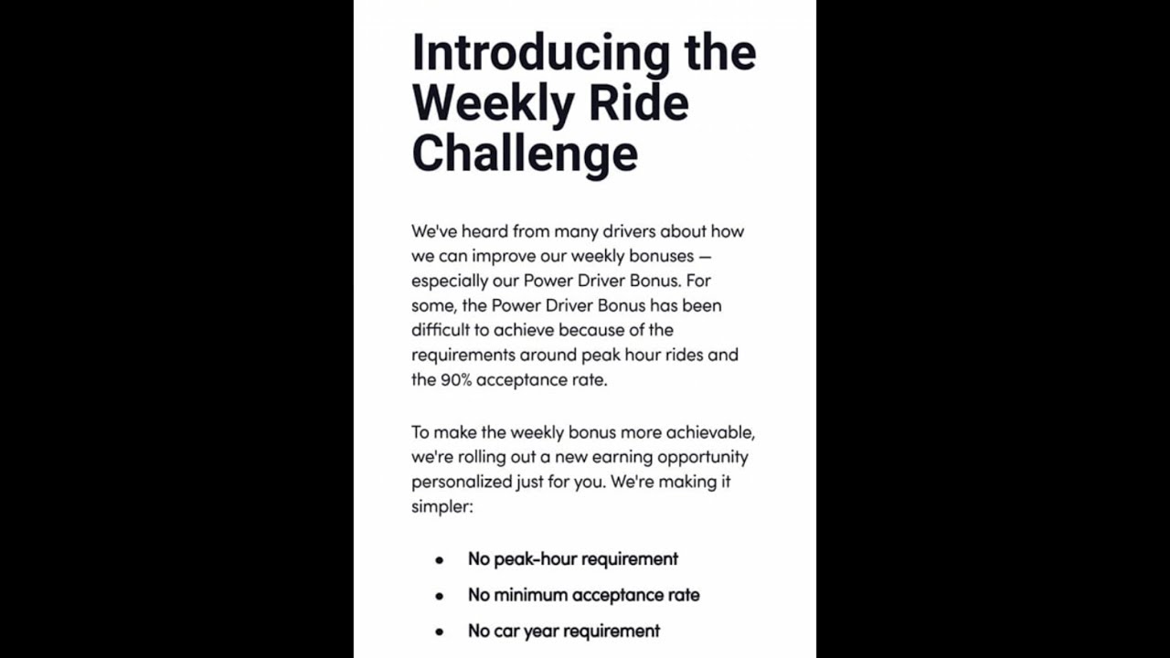 Lyft The Weekly Power Driver Bonus Is Changing To Help Drivers Reach