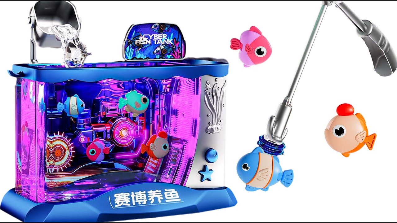 UNBOXING CYBER FISH TANK| AQUARIUM TOY|ASMR - YouTube