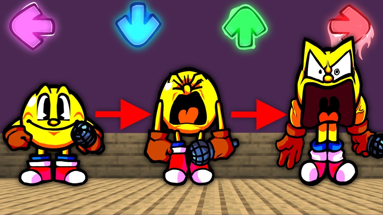 PAC-MAN | FNF Character Test | Gameplay VS My Playground