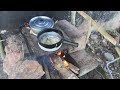 ALMOÇO EM BEIRA DE RIO, ARROZ E LAMBARI FRITO.