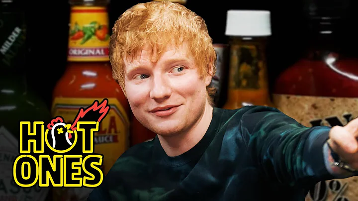 Ed Sheeran Tries to Avoid Failure While Eating Spi...