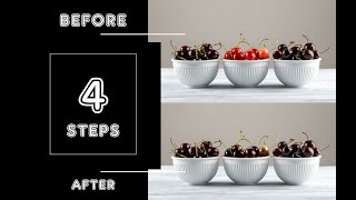 [Photoshop Tips] Adjust Cherry color tone in Easy 4 steps | 简单调色4步骤 screenshot 3