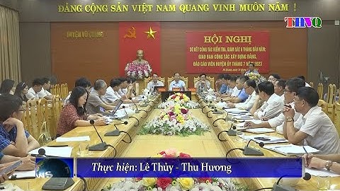 Hội nghị sơ kết công tác kiểm tra, giám sát 6 tháng đầu năm; giao ban công tác xây dựng Đảng tháng