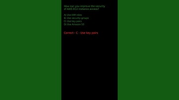Daily AWS Interview Question Shorts #34 | How can you improve the security of AWS EC2 instance