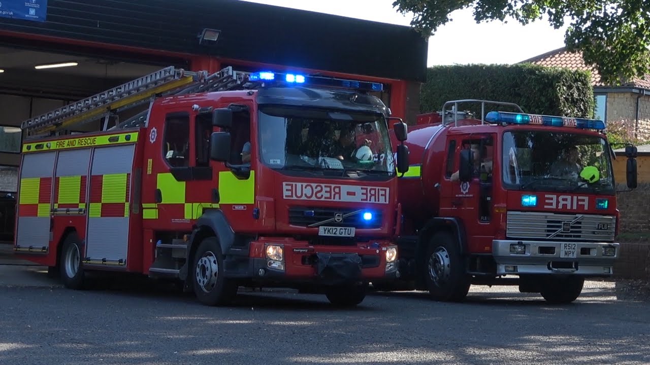 [RARE] Tadcaster Second Pump & Water Bowser Turnout - North Yorkshire Fire & Rescue Service
