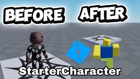 How to change your Starter Character in roblox studio. (quick and easy)