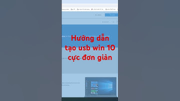 Hướng dẫn tạo usb cài win 10 cực đơn giản #xuhuong #usbwin10
