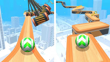 Sky Rolling Going Balls — All Levels Mobile Gameplay Walkthrough Android iOS part 35