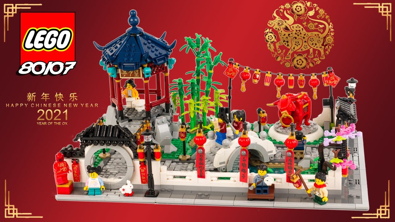 LEGO La Fête des Lanternes de Printemps Nouvel An Chinois 80107 Le plus  beau set de 2021? 