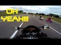 MOTORCYCLES SPEEDING THROUGH CARS ON HIGHWAY!...The warm up!!!