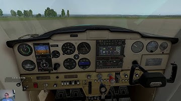 X-Plane Cessna 152 w/Dual G5s and GTN 650