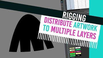 RIGGING - How to Distribute Drawings to multiple layers(Harmony)