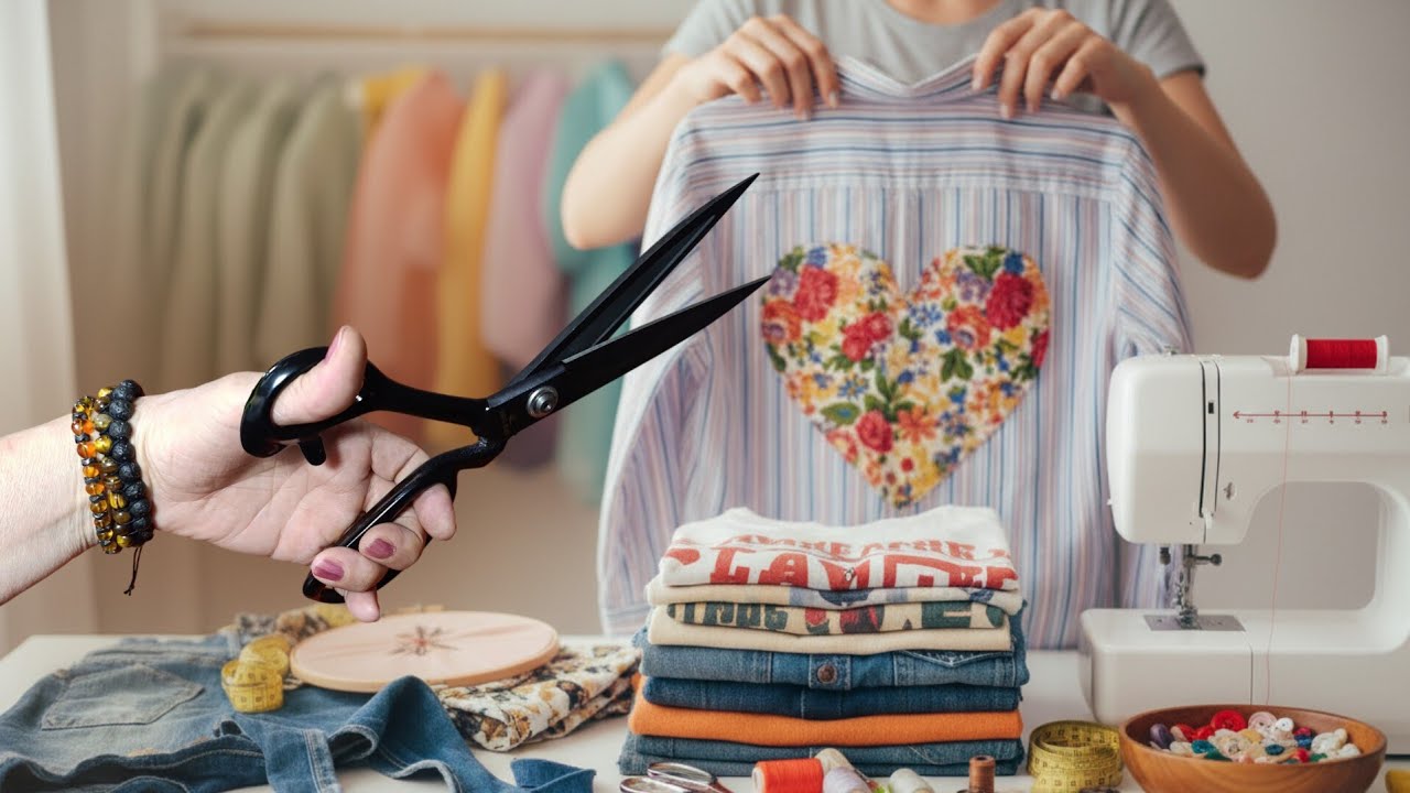 8 ЛУЧШИХ ИДЕЙ ДЛЯ ПОВТОРНОГО ИСПОЛЬЗОВАНИЯ СТАРОЙ ОДЕЖДЫ / Сшейте новую одежду без затрат ‼️