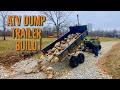 Building a dump trailer  atv utv  diy dumptrailer welding diy