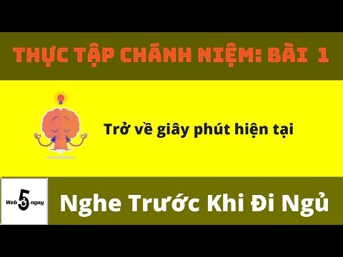 Video: Kỹ Thuật Chánh Niệm