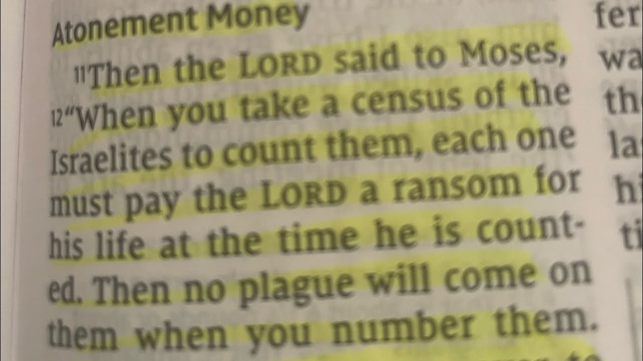 The Altar of Incense, Atonement Money and the Basin for Washing Exodus