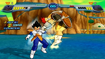 DRAGON BALL Z - INFINITE WORLD - VEGETA VS RIKUN #32 - CPU VS CPU