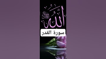 سورة القدر ☝️🫀❣️💞 #صلوا_على_النبي صلى الله عليه وسلم  #اذكار #دعاء #دعاء_مستجاب #قرآن_كريم #تلاوة 🫀