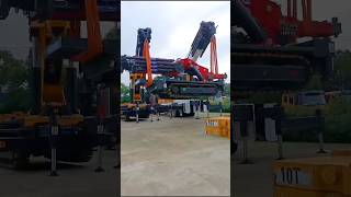 75-ton crawler crane with flying arm