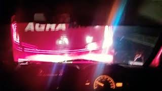 Bus malam AGRAmas ditempel Granmax Box di Pantura Batang