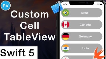 Custom Cell UITableView (Swift 5 | Xcode 11)