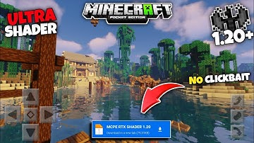 Best Ultra Realistic Shader for Minecraft Pe 1.20.41+ | Working - No Clickbait