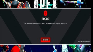 Apex Legends The client is not running the anti-cheat" El cliente no está ejecutando el antitrampas
