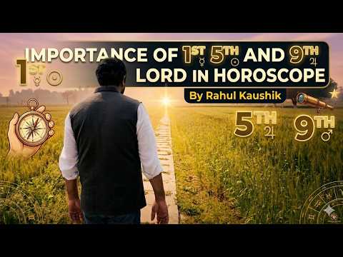 1st 5th and 9th Lord in a horoscope I Rahul Kaushik