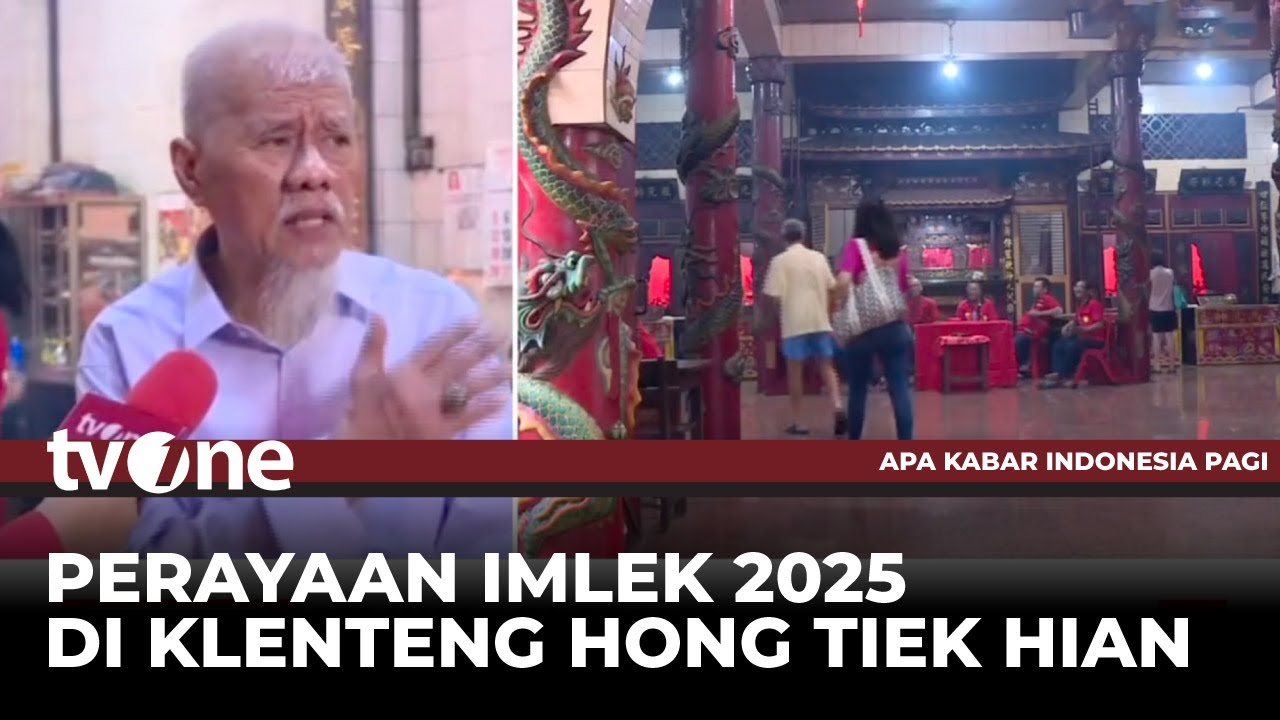 Suasana Perayaan Imlek di Klenteng Hong Tiek Hian, Surabaya | AKIP tvOne