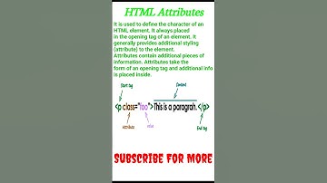 HTML Attributes explanation #basichtml#htmlcode#webstep#websitedesign #cestudy#mr.raaz