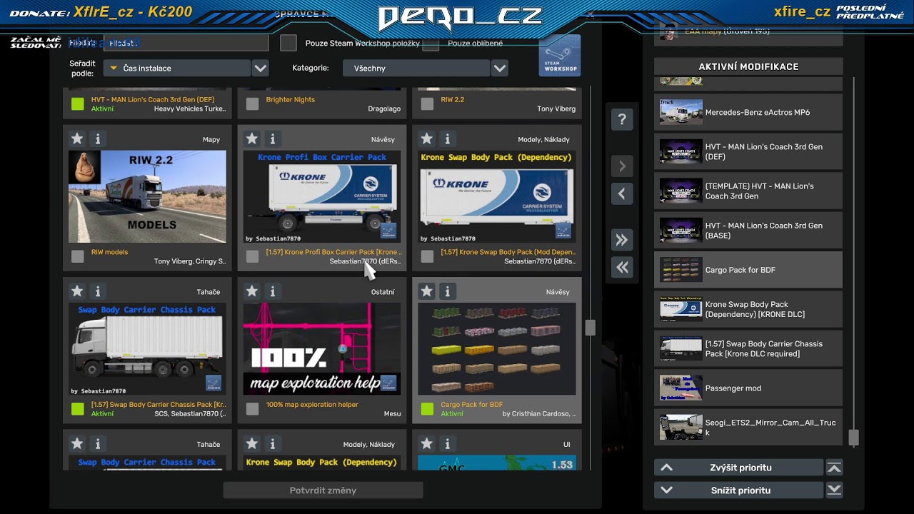 Euro Truck Simulátor a cestování po EAA mapě Latinské Ameriky - Brazílie.