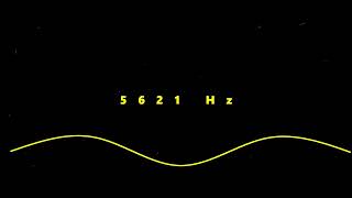 ⒽⓏ5621 HZ FREQUENCY PURE TONE 10 Minutes NO Voice, For Meditation, Testing | Black Screen