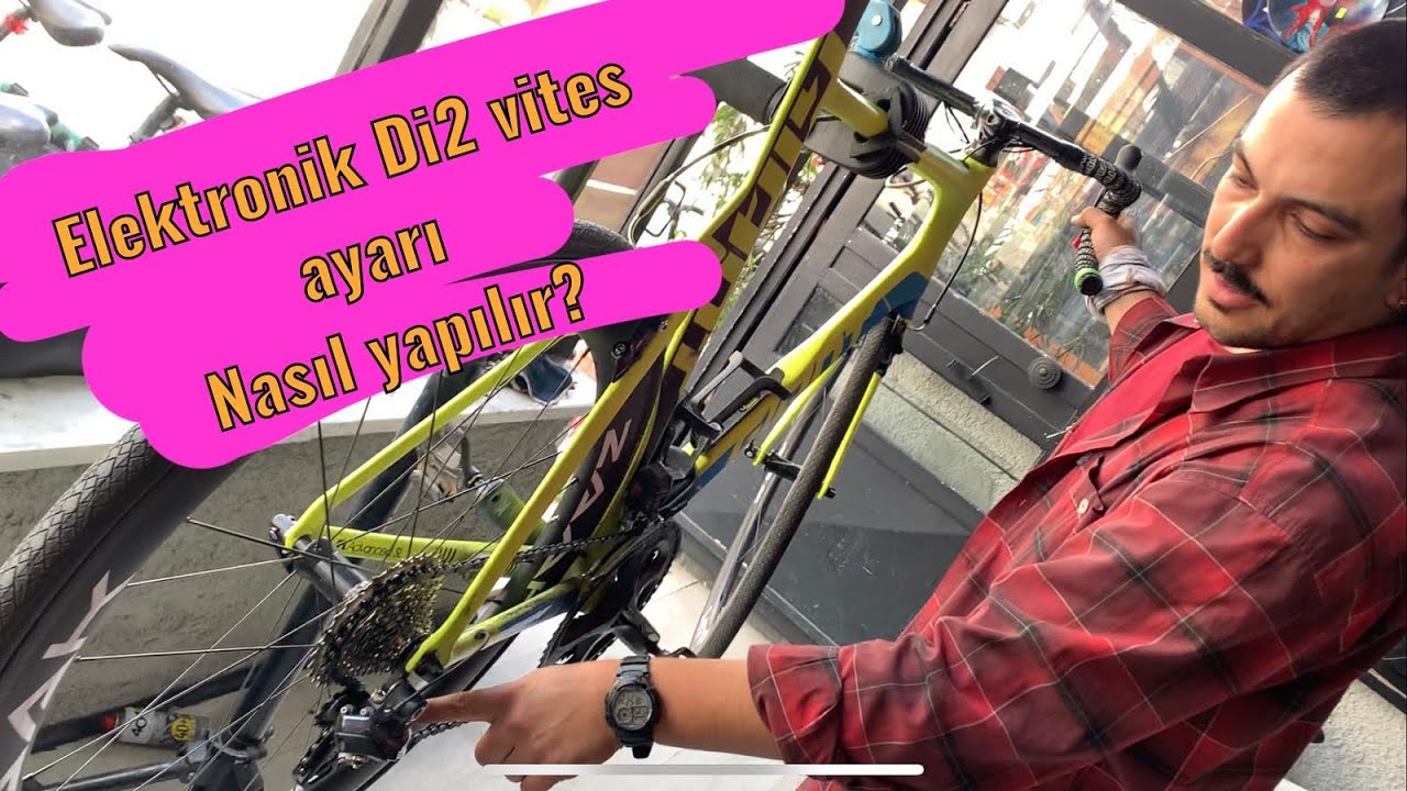 Di2 ELEKTRONİK VİTES AYARI NASIL YAPILIR? (Di2 adjust gear) YouTube