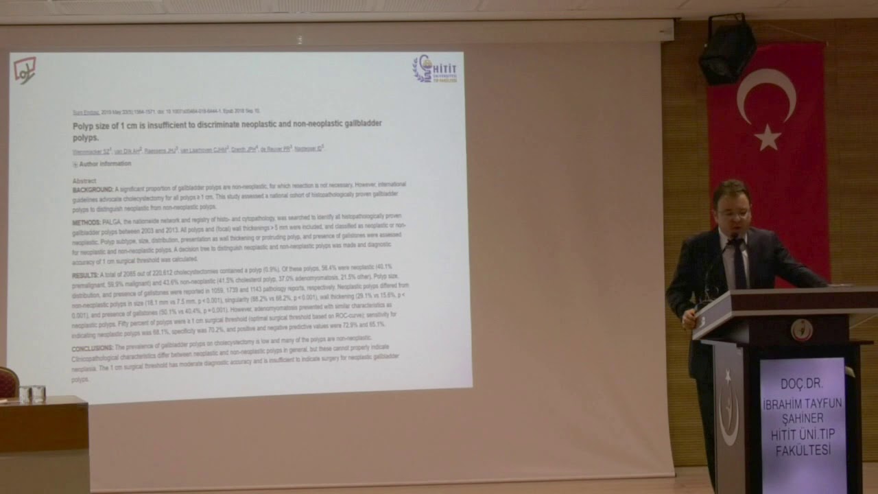 Safra kesesi poliplerini ne zaman ameliyat edelim? / Tayfun Şahiner