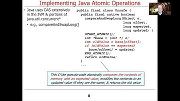 Implementing Java Atomic Operations