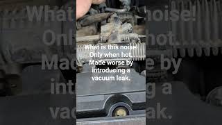 Weird noise on Vauxhall meriva 1.4 only when it's warmed up. #vauxhallmeriva