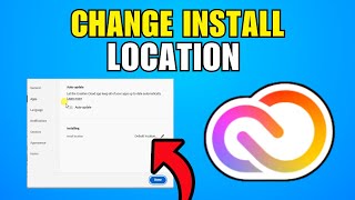 How To Change Install Location For Creative Cloud Apps (2026) (Best Method)