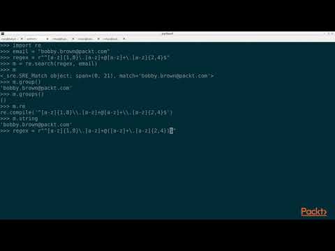Hands-On Python Regular Expressions: Grouping and Capturing Data and the Match Object|packtpub.com