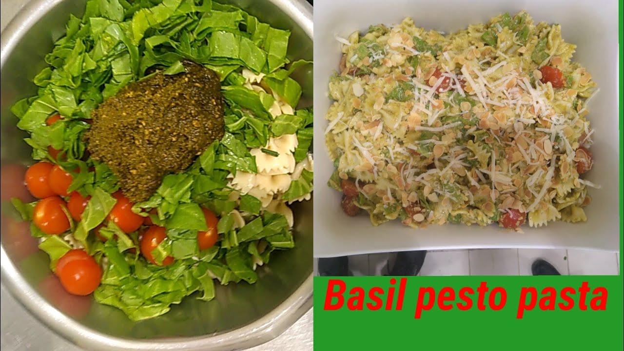 Basil pesto pasta salad recipe By Punjabi handi YouTube