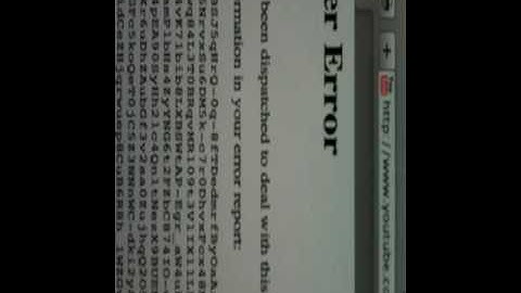 Funny YouTube Error About Highly Trained Monkeys