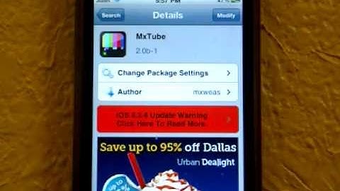(Cydia Tweak) DOWNLOAD Youtube Videos On To Your iPod With MxTube