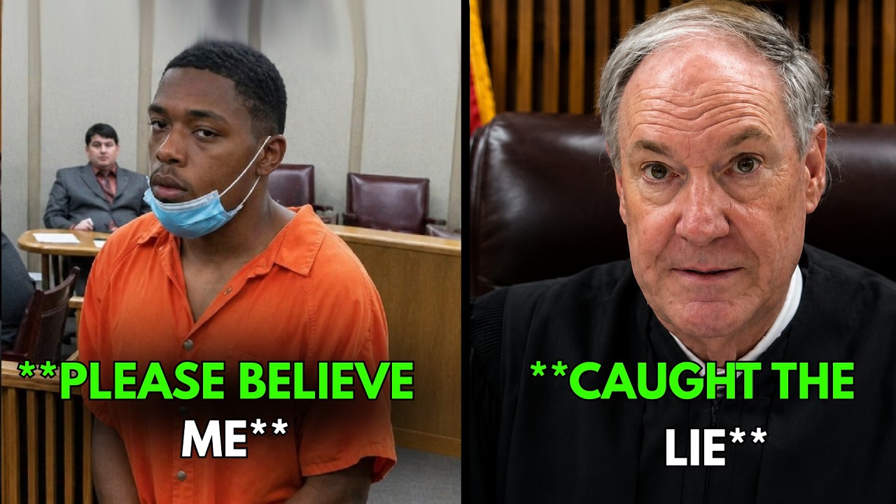**Judge Exposes Armed Robber’s Lie… Entire Courtroom Goes Silent 👀**